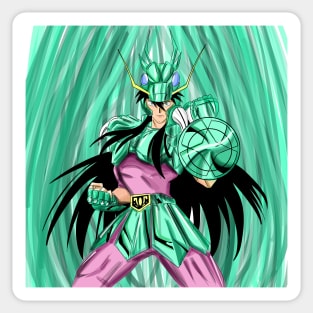 saint seiya shiryu the dragon in rozan arts Sticker